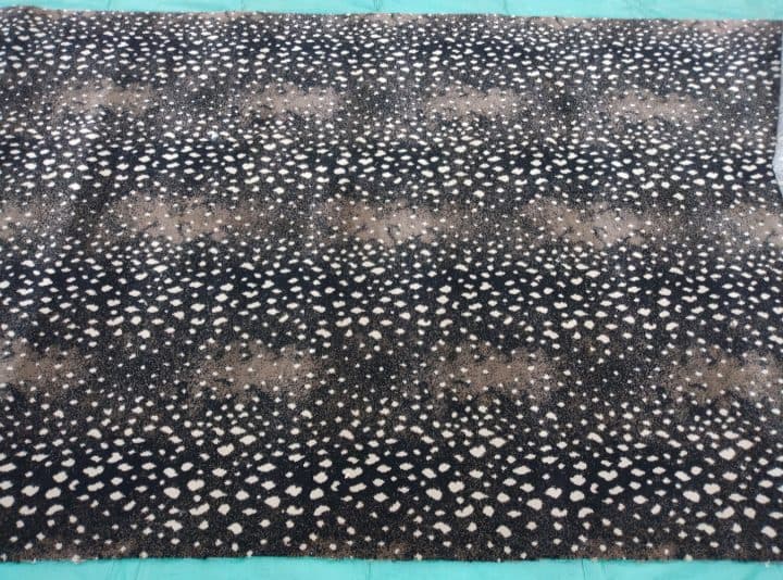 New Designer Animal-Print Carpet Remnant – 15' × 6'