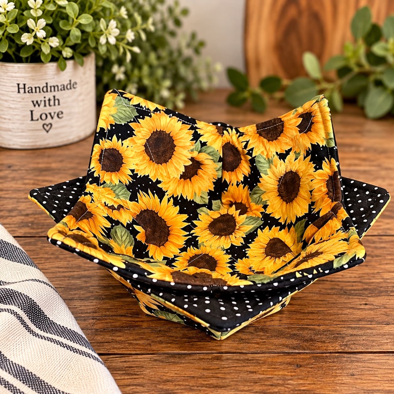 Sunflower Bowl Cozies